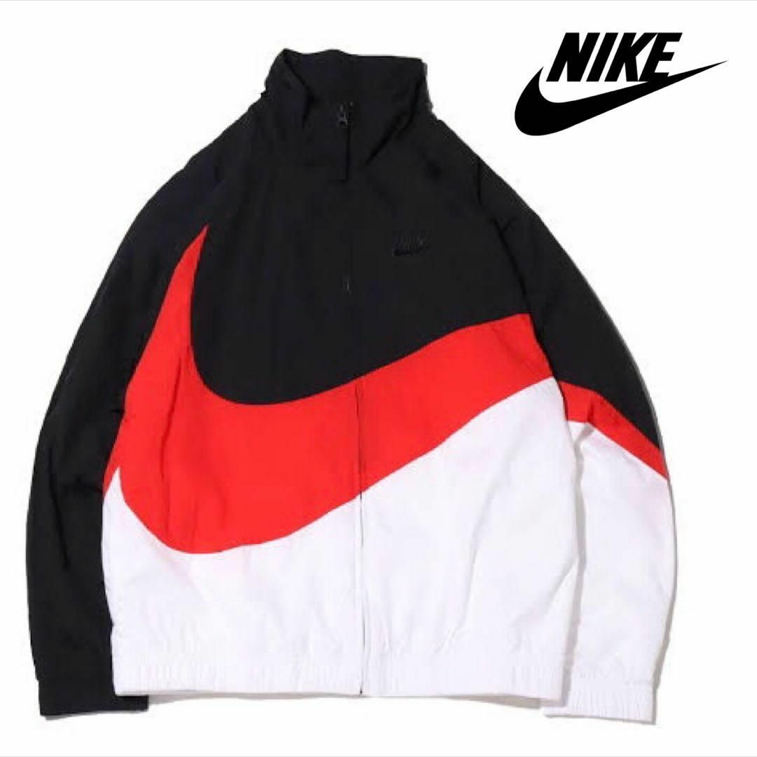 ブラックホワイトレッド状態【送料無料】NIKE AS M NSW HBR JKT WVN STMT L