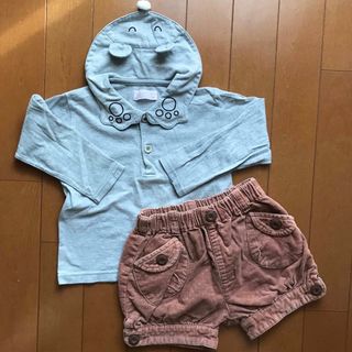 ベベ(BeBe)のBebe トップス　ボトムス　セット　90(Tシャツ/カットソー)