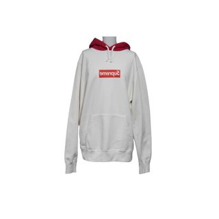 極美品　【即完売モデル】supreme　センターボックス　フリースパーカー　L