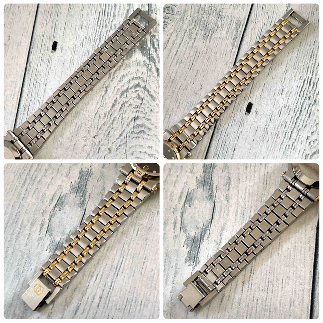 【電池交換済】GUCCI グッチ 腕時計 9000L 11P ダイヤ コンビ 【電池交換済】GUCCI グッチ 腕時計 9000L 11P ダイヤ コンビ