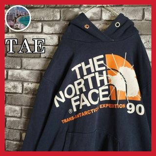 ザノースフェイス(THE NORTH FACE)の90sノースフェイスTAEプルオーバーフーディーパーカースウェットトレーナーロゴ(パーカー)