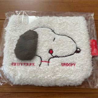 スヌーピー(SNOOPY)の未使用　スヌーピー　ブリュイエール　コラボ　ポーチ(キャラクターグッズ)