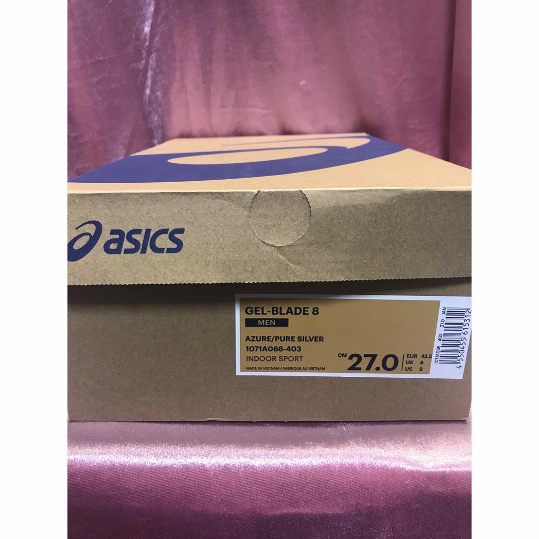 asics(アシックス)のバドミントン  アシックス シューズ 1071A066 アジュール27.0cm スポーツ/アウトドアのスポーツ/アウトドア その他(バドミントン)の商品写真