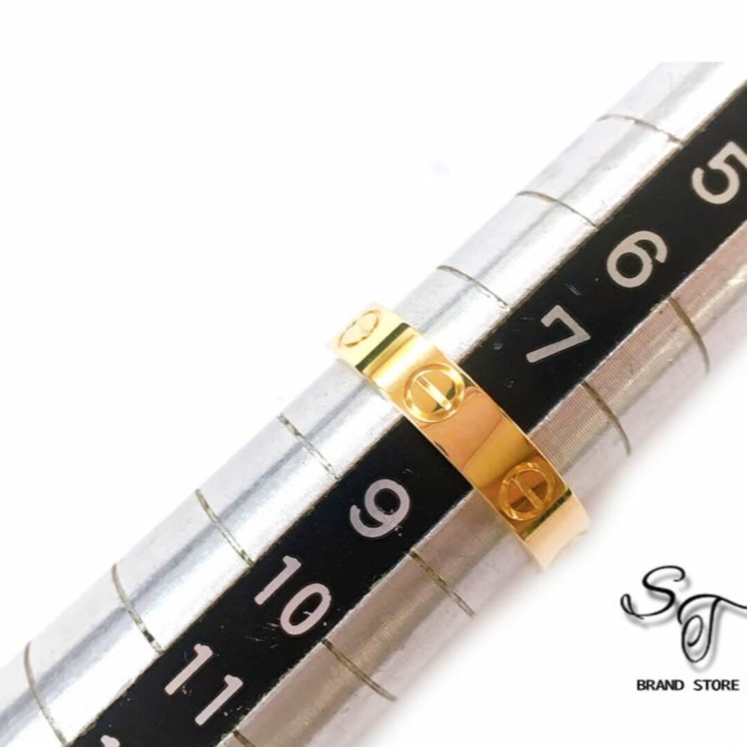 カルティエ Cartier ミニラブリング 750YG　#48  レディースのアクセサリー(リング(指輪))の商品写真