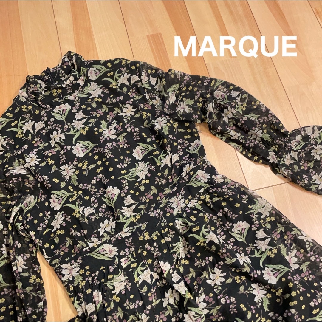 SNIDEL(スナイデル)のMARQUE import 花柄ワンピース レディースのワンピース(ロングワンピース/マキシワンピース)の商品写真