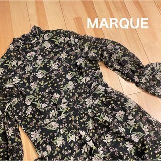 スナイデル(SNIDEL)のMARQUE import 花柄ワンピース(ロングワンピース/マキシワンピース)