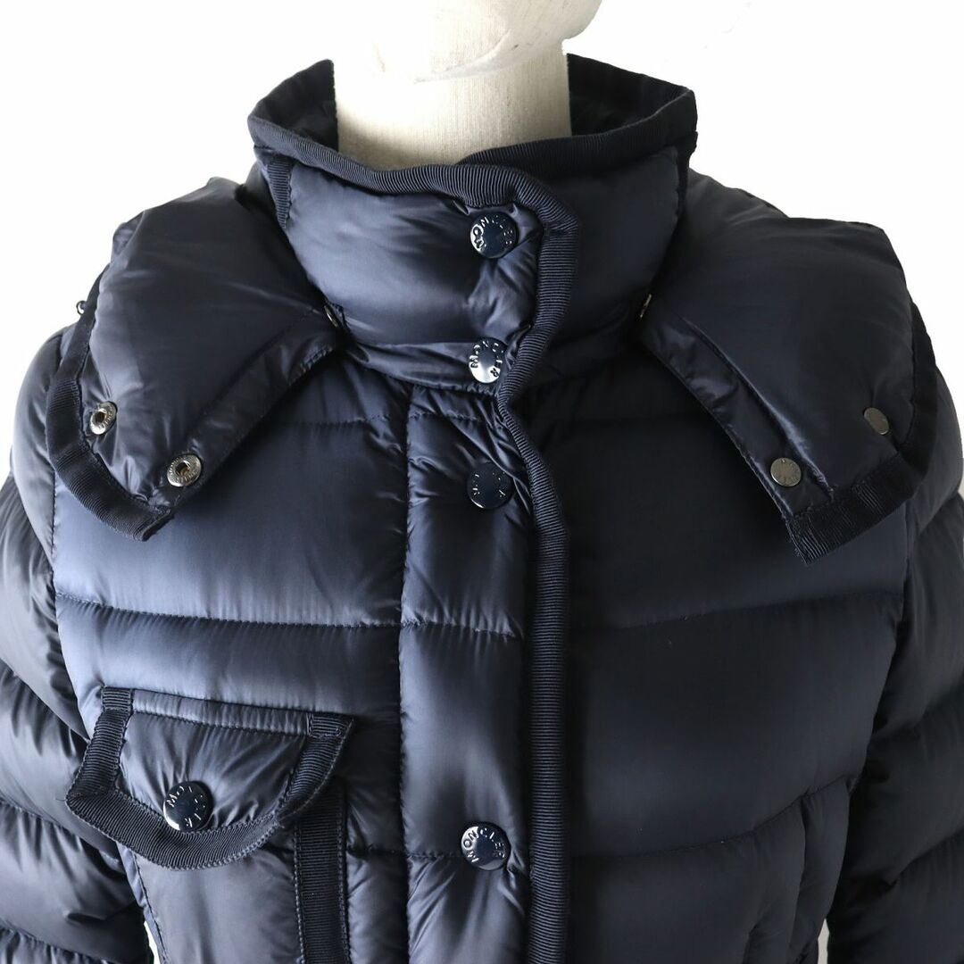 MONCLER - 美品△MONCLER モンクレール HERMINE エルミンヌ フード