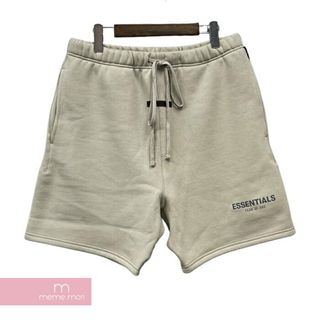 FEAR OF GOD ESSENTIALS 2021AW Core Collection Sweat Shorts String エッセンシャルズ コアコレクション スウェットショーツ ショートパンツ ハーフパンツ リフレクティブロゴ ストリング タン サイズS【230923】【新古品】【me04】(スラックス/スーツパンツ)