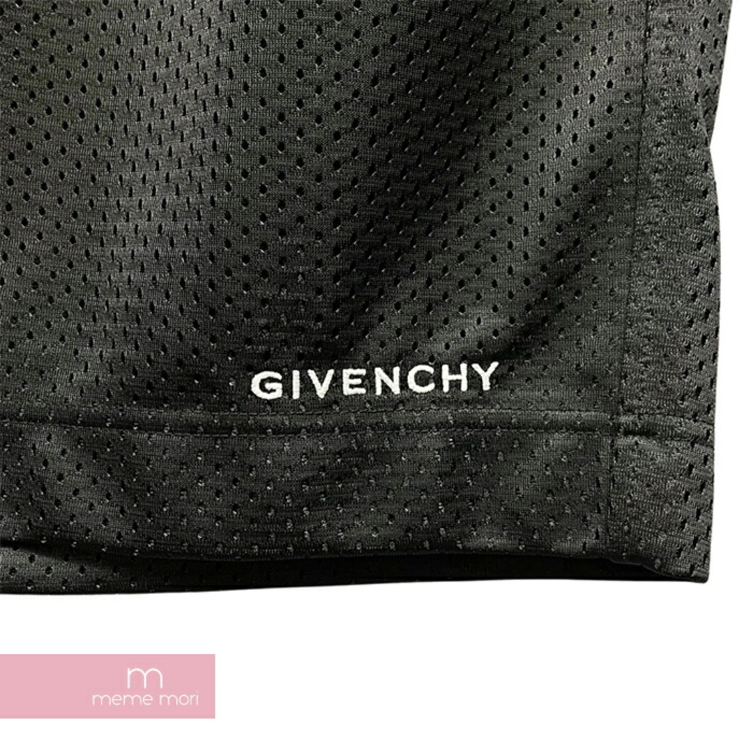 GIVENCHY(ジバンシィ)のGIVENCHY 2023SS Bermuda Shorts in Mesh BM515J3YEM ジバンシィ メッシュバミューダショーツ ショートパンツ ハーフパンツ ロゴ刺繍 ブラック サイズM【230922】【中古-A】【me04】 メンズのスーツ(スラックス/スーツパンツ)の商品写真