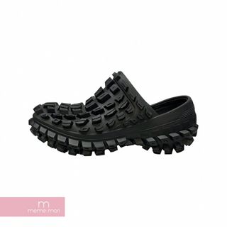 バレンシアガ(Balenciaga)のBALENCIAGA 2023SS Defender Clog 735252 W3CV2 バレンシアガ ディフェンダークロッグ サンダル ラバー スリッポン ブラック サイズ42(27.5cm)【230923】【新古品】【me04】(サンダル)