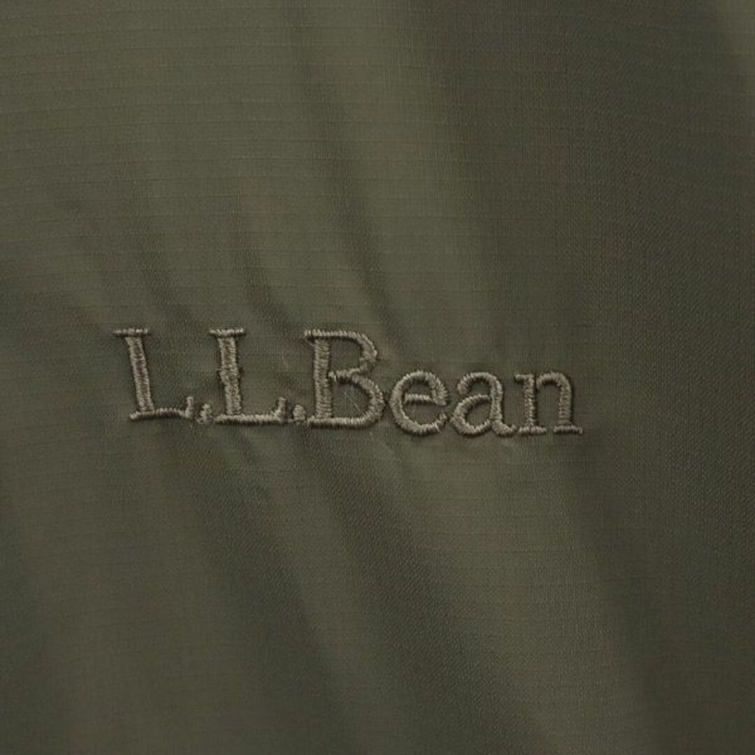 エルエルビーン 刺繍 ナイロンジャケット XXL グレー L.L.Bean ビッグサイズ ロゴ メンズ   【230928】 5