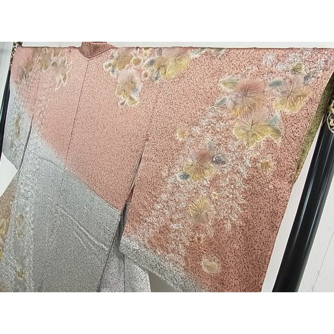 平和屋2□極上 訪問着 作家物 辻が花 暈し染め 金銀彩 逸品 kh913-