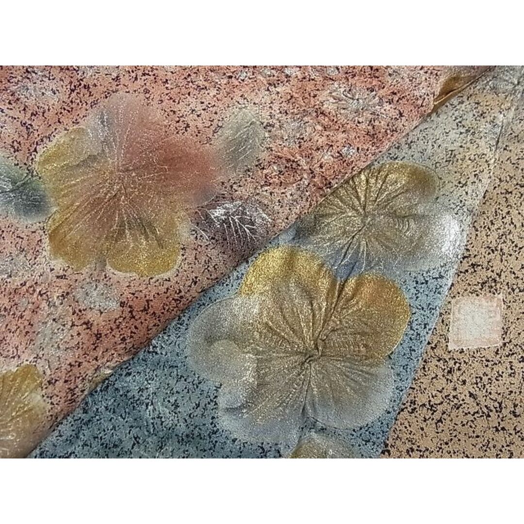 平和屋2□極上 訪問着 作家物 辻が花 暈し染め 金銀彩 逸品 kh913-