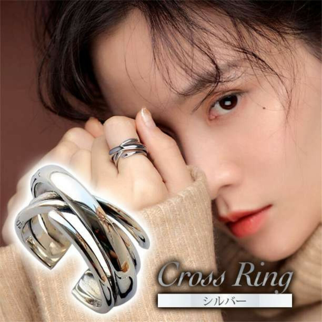 シルバー リング メンズ レディース アクセサリー クロス プレゼント メンズのアクセサリー(リング(指輪))の商品写真