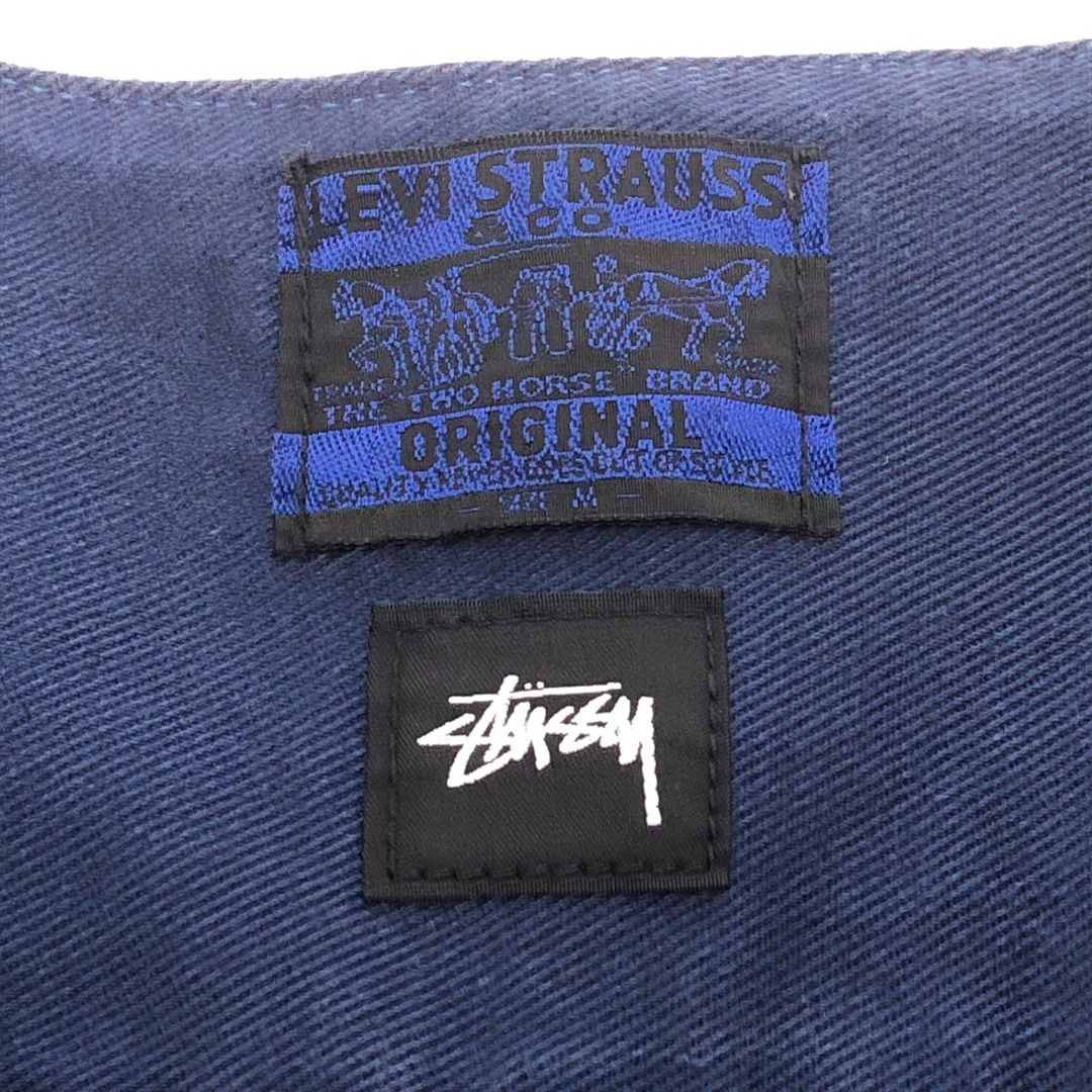 stussy ストゥーシー　LEVISコラボ　メンズベスト　ジーンズ　Mサイズ