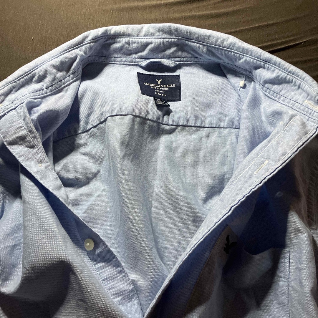 American Eagle(アメリカンイーグル)のアメリカンイーグル　シャツ　ブルー メンズのトップス(シャツ)の商品写真