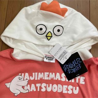 キッズ　キャラクター　フード付きTシャツ　はじめまして松尾です　マツオノアニメ