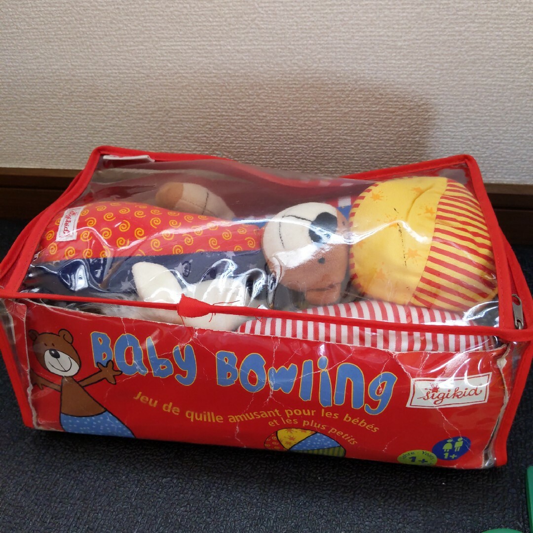 BorneLund(ボーネルンド)のボーネルンド　木製魚釣り　布製ベビーボーリング　廃盤　レア　知育玩具 キッズ/ベビー/マタニティのおもちゃ(知育玩具)の商品写真