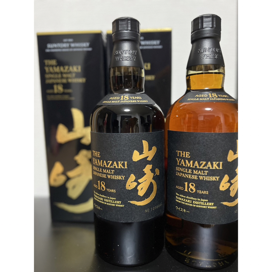 サントリー - 山崎18年 2本セットの通販 by るん's shop|サントリー ... サントリー山崎18年 2本セット