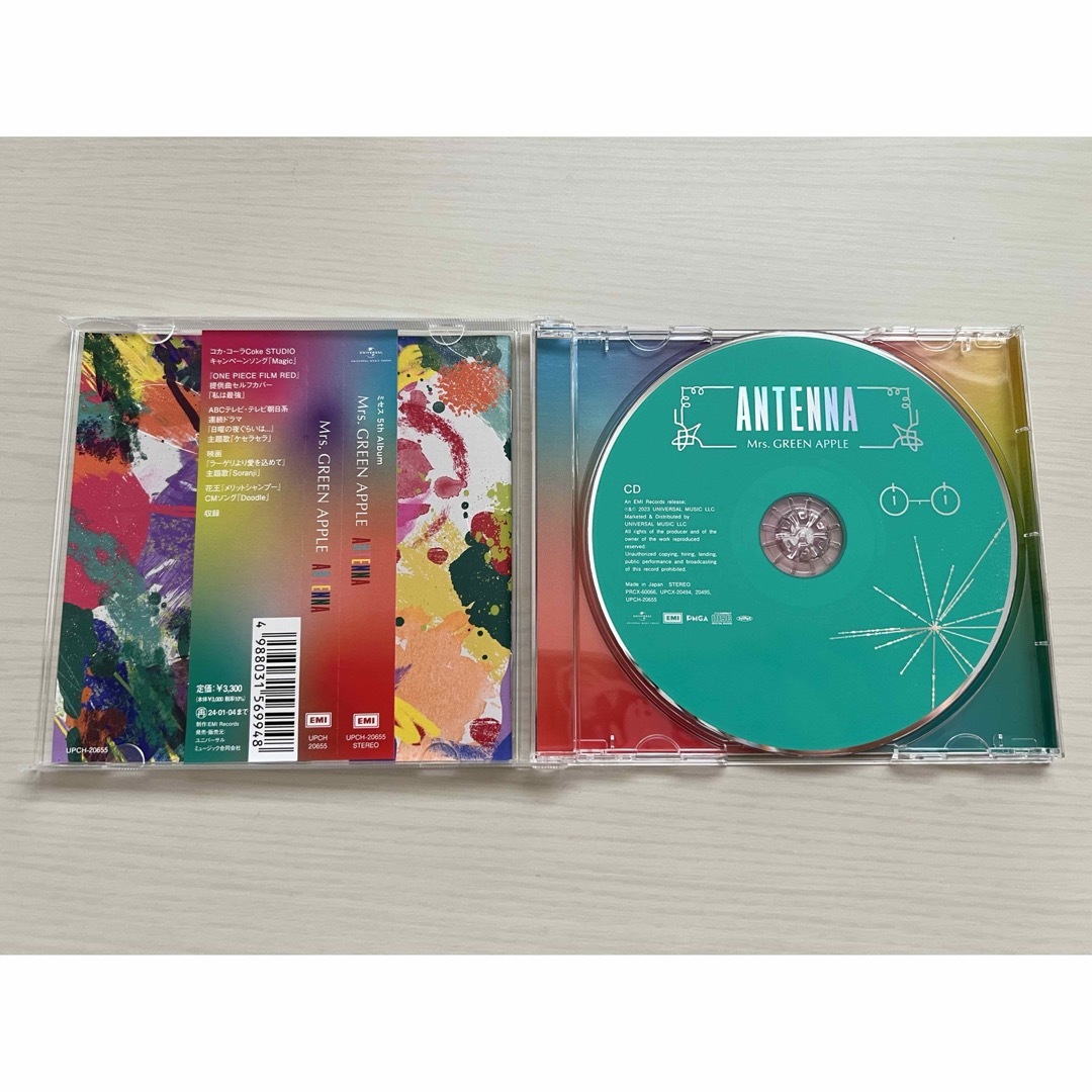 Mrs.GREEN APPLE アルバム　ANTENNA エンタメ/ホビーのCD(ポップス/ロック(邦楽))の商品写真