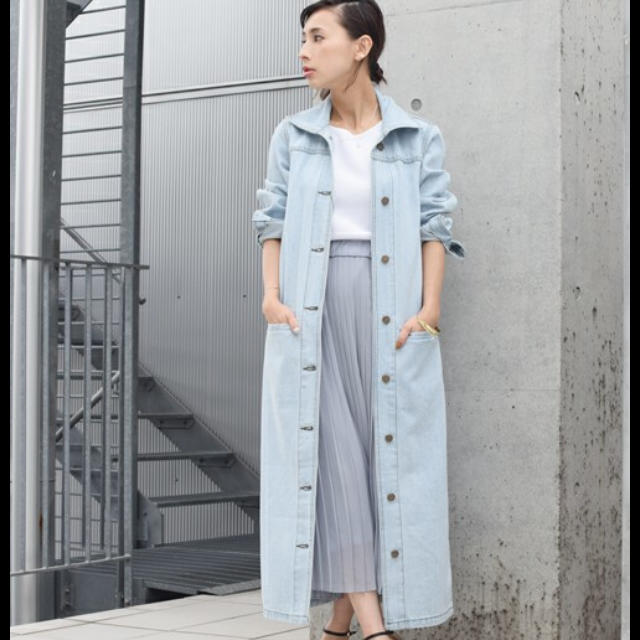 ALEXA DENIM LONG COAT