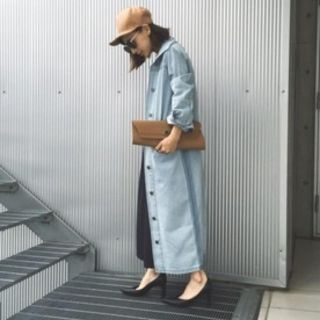 アメリヴィンテージ(Ameri VINTAGE)のALEXA DENIM LONG COAT(ロングコート)