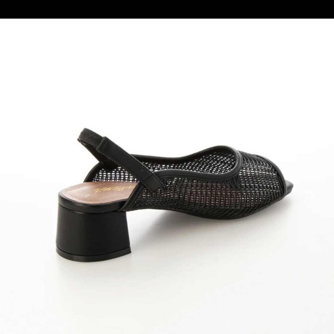 メッシュバックバンドサンダル レディースの靴/シューズ(ミュール)の商品写真