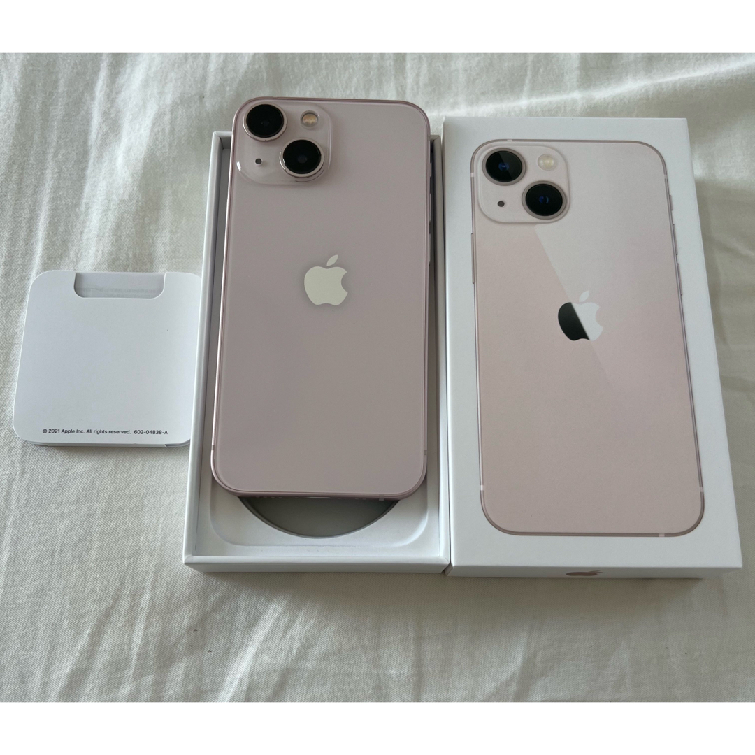 スマホ/家電/カメラ良品　iPhone13 mini 128GB ピンク