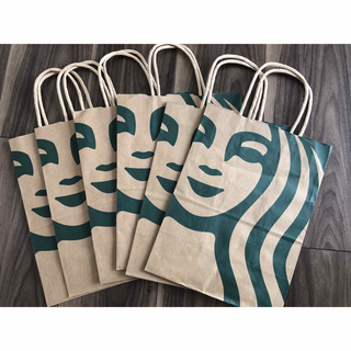 スターバックスコーヒー(Starbucks Coffee)のスターバックス 紙袋 ショップ袋　６枚セット(ショップ袋)