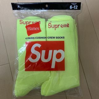 シュプリーム(Supreme)のシュプリーム　supreme ヘインズクルーソックス　レア(ソックス)