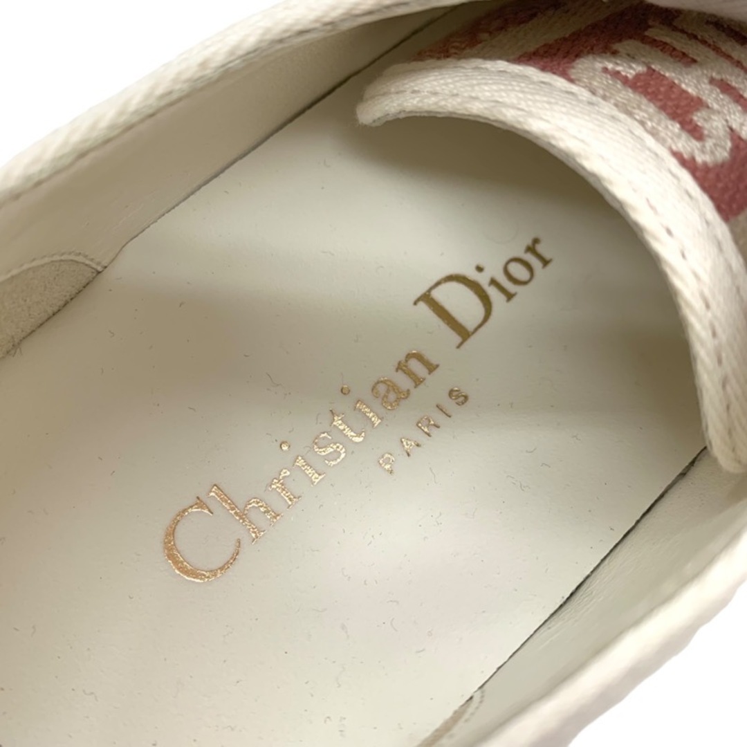 Christian Dior(クリスチャンディオール)のクリスチャンディオール WALK'N'DIOR ファブリック スニーカー 靴 シューズ ピンク ホワイト レディースの靴/シューズ(スニーカー)の商品写真