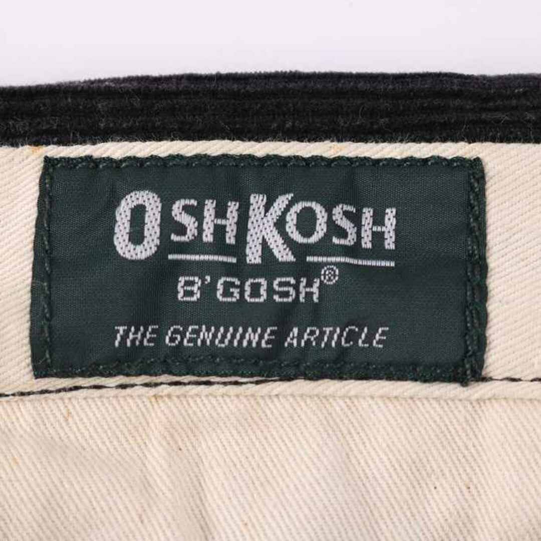 OshKosh(オシュコシュ)のオシュコシュ コーデュロイパンツ ロングパンツ ストレート ボトムス カジュアルパンツ コットン メンズ 30サイズ ブラック OSHKOSH メンズのパンツ(その他)の商品写真