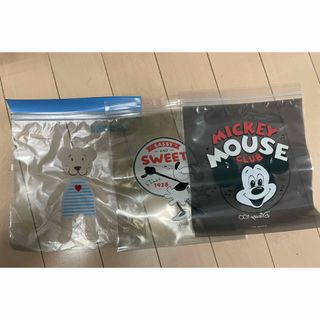 スリーコインズ(3COINS)の3COINS Disney ストックバッグ ミッキー(収納/キッチン雑貨)