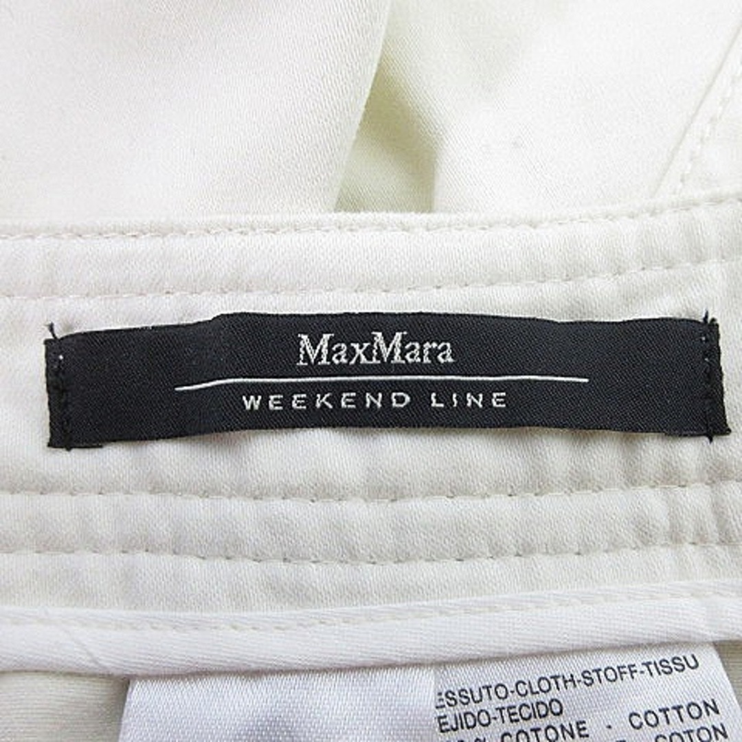 マックスマーラ ウィークエンドライン スカート 台形 ひざ丈 36 オフホワイト レディースのスカート(ひざ丈スカート)の商品写真