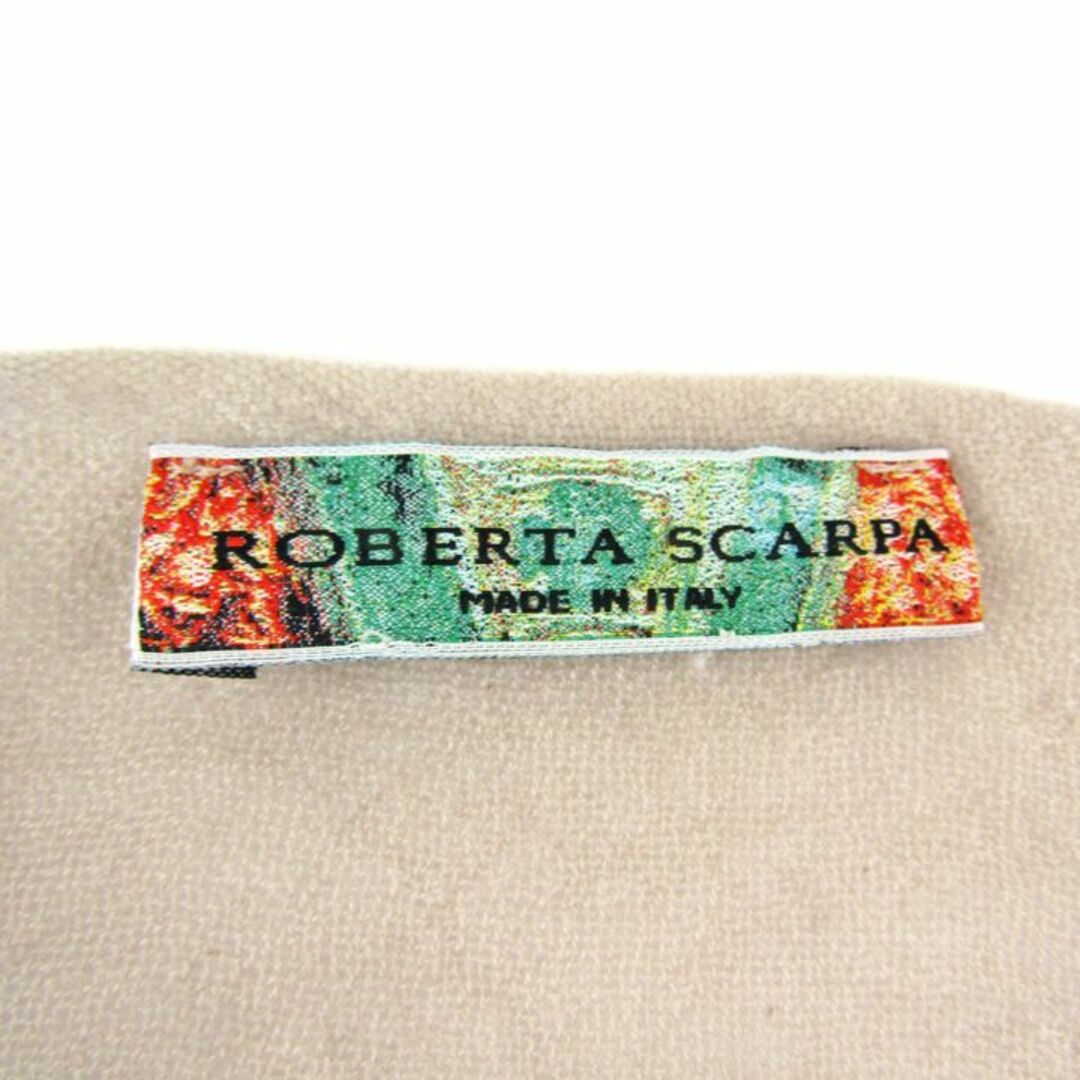 ロベルタスカルパ ストール 大判 イタリア製 無地 薄手 マフラー ブランド 小物 レディース ベージュ Roberta Scarpa 1