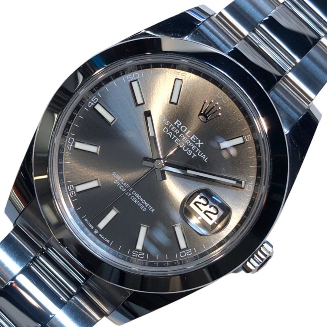 ロレックス ROLEX デイトジャスト41　スレート 126300 SS 自動巻き メンズ 腕時計