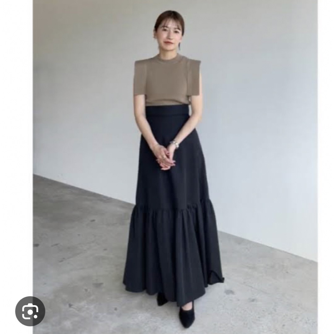 CLANE♡VOLUME TIERED MAXI SKIRT | フリマアプリ ラクマ