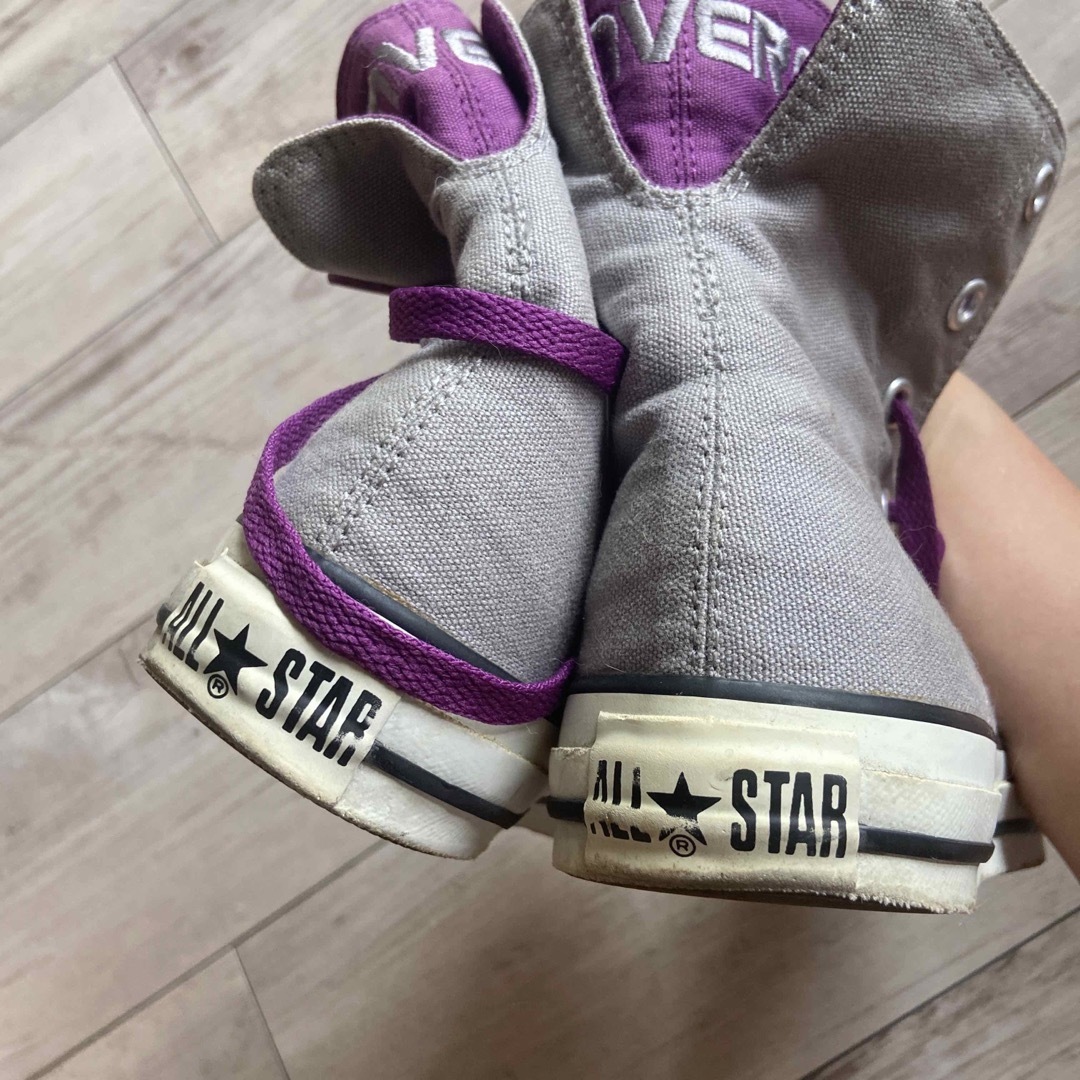 ALL STAR（CONVERSE）(オールスター)のconverse オールスター　バイカラー　ハイカット　レア レディースの靴/シューズ(スニーカー)の商品写真