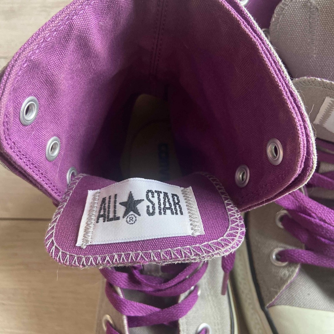 ALL STAR（CONVERSE）(オールスター)のconverse オールスター　バイカラー　ハイカット　レア レディースの靴/シューズ(スニーカー)の商品写真