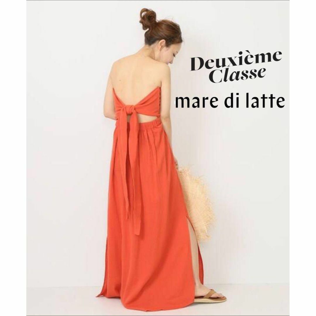 Deuxieme Classe MARE DI LATE バックリボンドレスbullurato