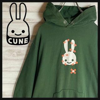 レア】 CUNE パーカー スウェット L ウサギ 身幅:55 古着-