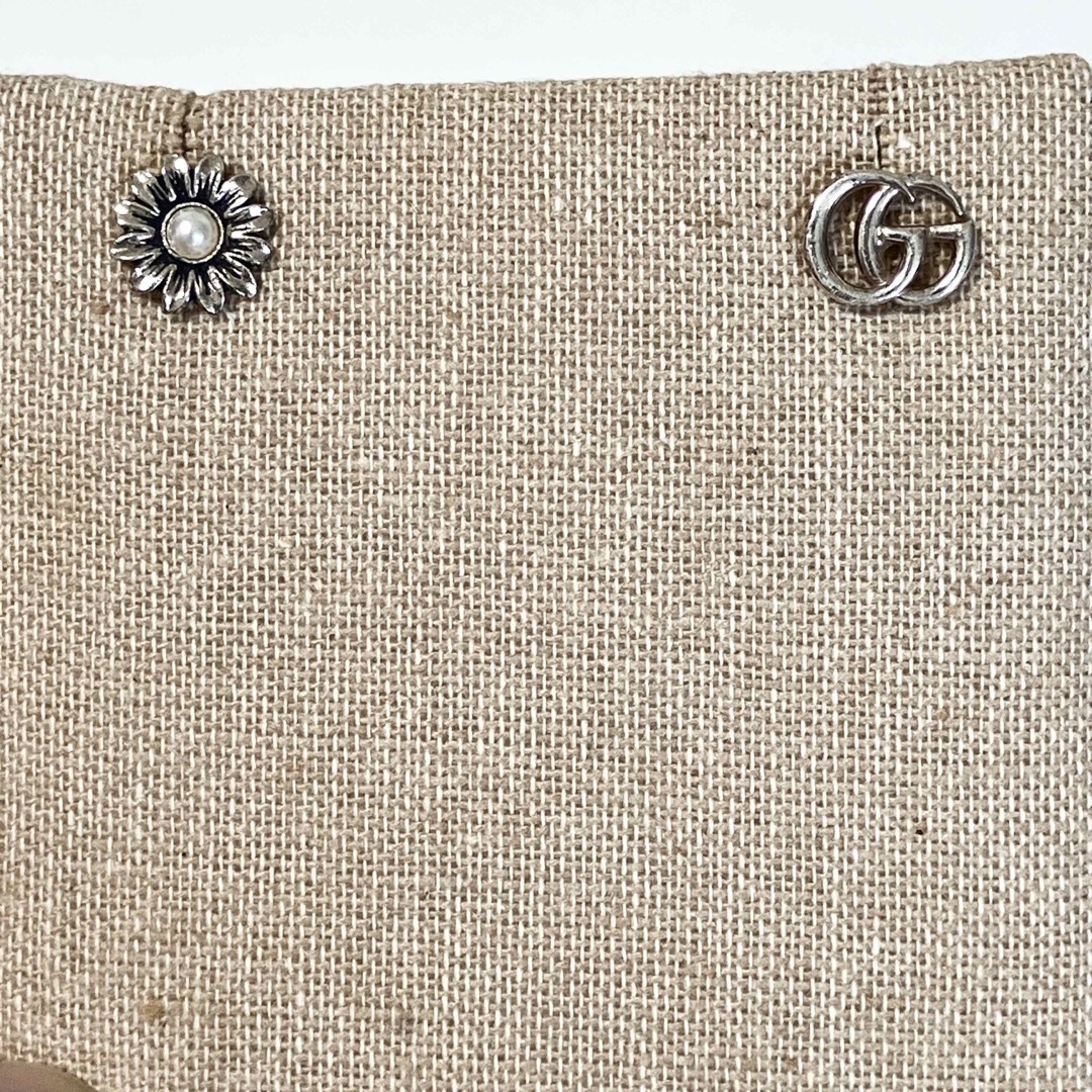 GUCCI - GUCCI グッチ フラワー 花 ピアス シルバー Ag925の通販 GUCCI - GUCCI グッチ フラワー 花 ピアス シルバー Ag925の通販