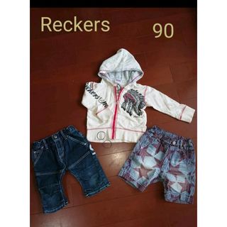 レッカーズ(Reckers)のカッコいい男の子 80サイズ おまとめ 3点(パンツ)