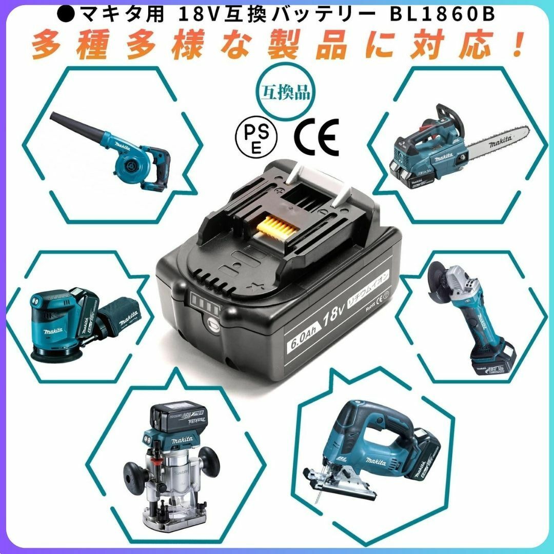 Makita(マキタ)の【新品未使用】TD172[青] 18V マキタインパクトドライバー充電器無し スポーツ/アウトドアの自転車(工具/メンテナンス)の商品写真