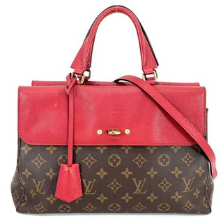 ルイヴィトン(LOUIS VUITTON)のLOUIS VUITTON ルイヴィトン 2WAY モノグラム ヴィーナス ショルダーバッグ ハンドバッグ レッド 赤 かばん 鞄 M41738    スリーズ ブラウン 茶 ゴールド金具 レディース 人気【中古品】(ショルダーバッグ)