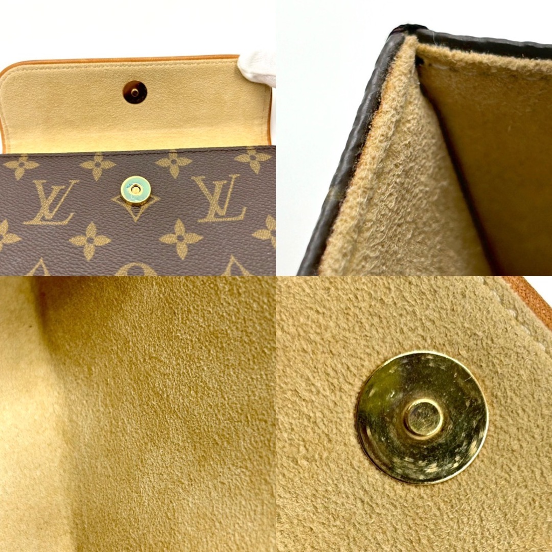 【限定価格】LOUIS VUITTON ルイヴィトン ウエストバッグ モノグラム ポシェットフロランティーヌ ボディバッグ ウエストポーチ XSベルト ブラウン 茶 鞄 かばん M51855    ゴールド金具 レディース 定番【品】