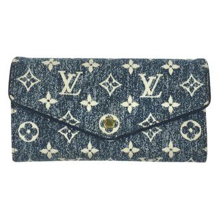 ルイヴィトン(LOUIS VUITTON)の▽▽ルイヴィトン モノグラム・ジャガードデニム ポルトフォイユサラ M81183(財布)