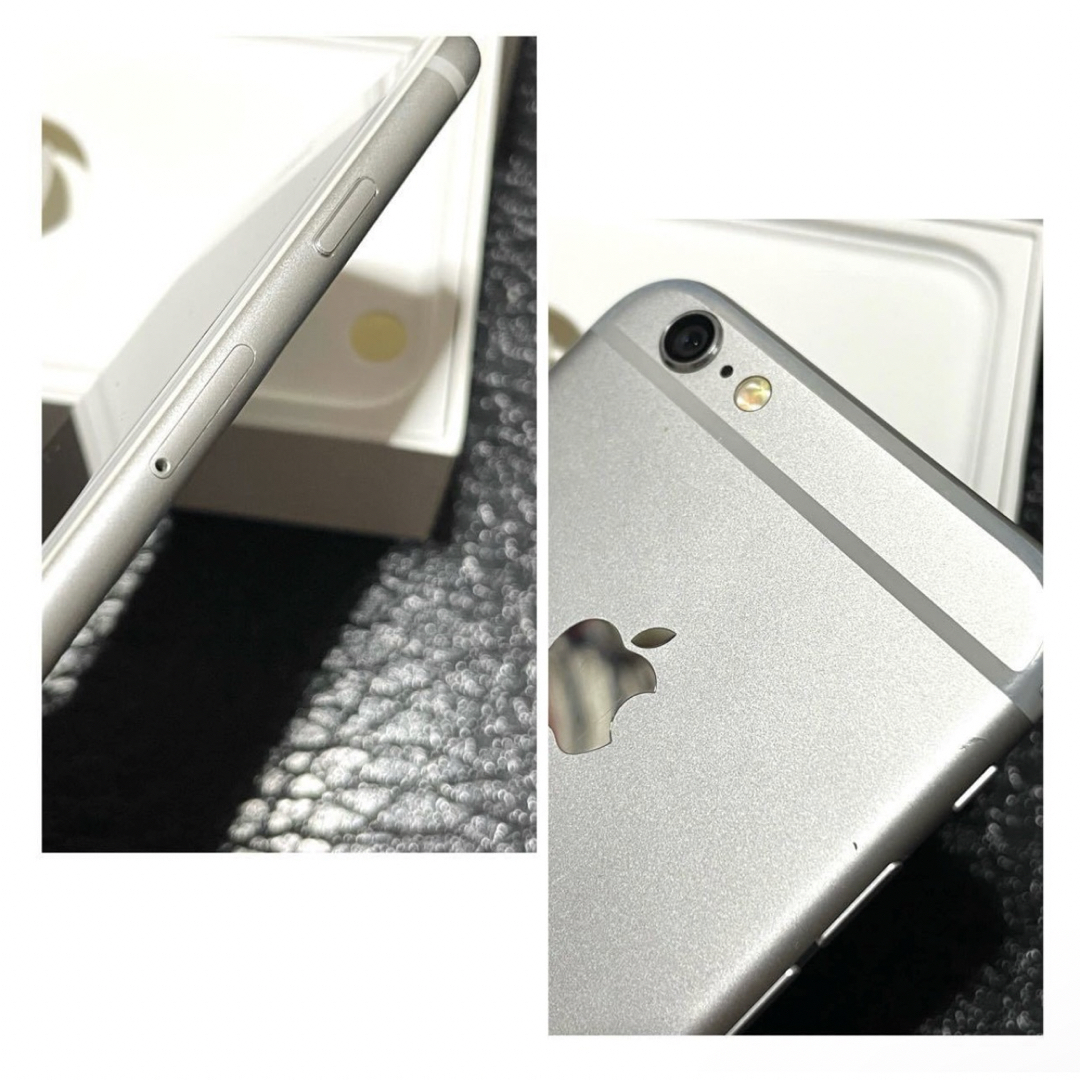 【特別価格品】iPhone6 16GB Silver 箱付バッテリー100%