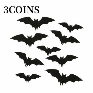 スリーコインズ(3COINS)のスリーコインズ3COINSハロウィンHalloweenこうもりウォールデコ(その他)