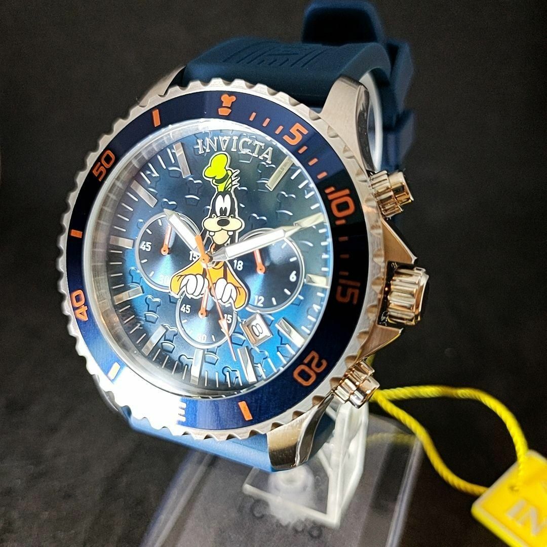 【新品】INVICTA/ディズニー/グーフィー/メンズ腕時計/クォーツ/ブラック